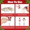 10 Pack Christmas Wind Chime Kit for Kids Make You Own Christmas Wind Chimes DIY Coloring Wooden Craft for Christmas Hanging Ornaments Christmas Party Decoration
